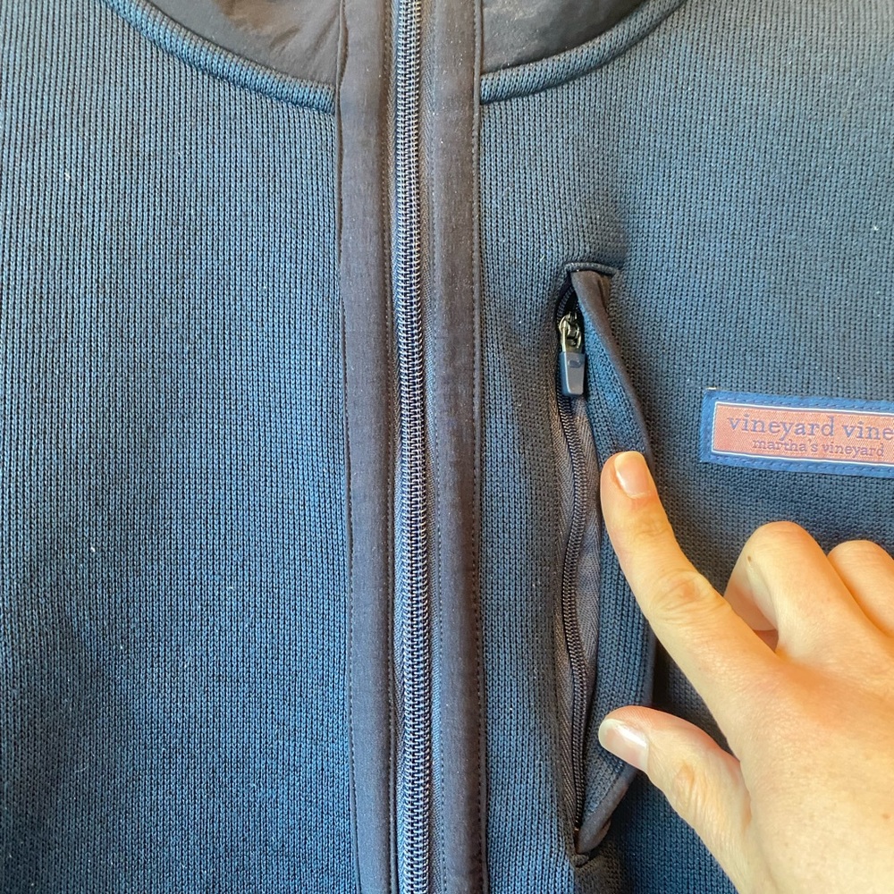 Men's Blue Vineyard Vines Sweater - Picture 4 of 6